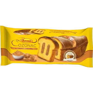 Cozonac crema caramel | Boromir 450g